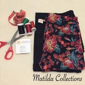 Lularoe Hibiscus OS Leggings
